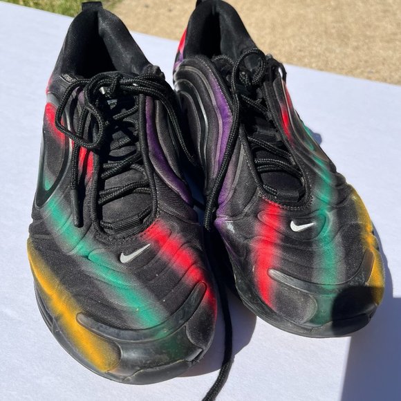 Nike Air Max 720 2019 SS Stripes Street Style Multicolor Sneakers Size Men's 9 - Picture 1 of 3